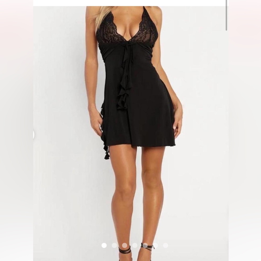 Tiger Mist Black Lace Chemise